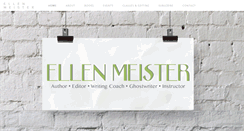 Desktop Screenshot of ellenmeister.com