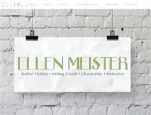 Tablet Screenshot of ellenmeister.com